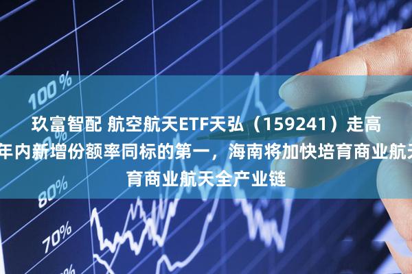 玖富智配 航空航天ETF天弘（159241）走高涨超3%，年内新增份额率同标的第一，海南将加快培育商业航天全产业链