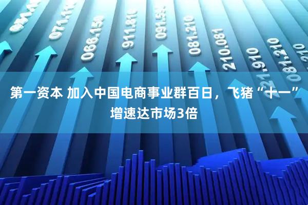 第一资本 加入中国电商事业群百日，飞猪“十一”增速达市场3倍